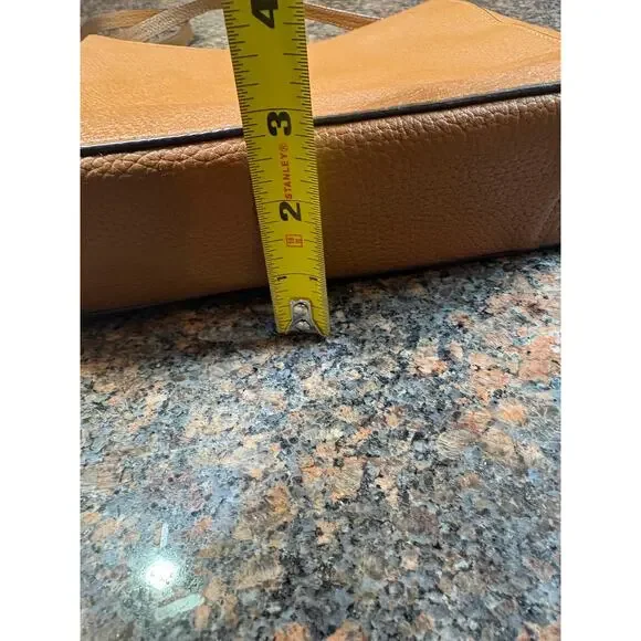 Michael Kors Jet Set Travel Camel Saffiano Leather Crossbody - Picture 10 of 15